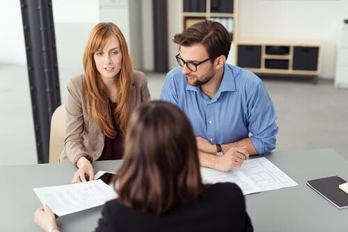 Parents creating parenting plan